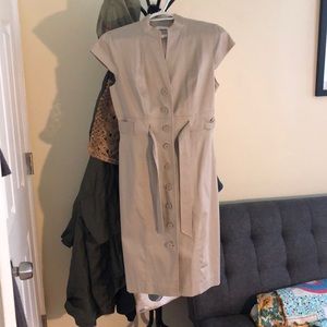 Calvin Klein khaki business dress